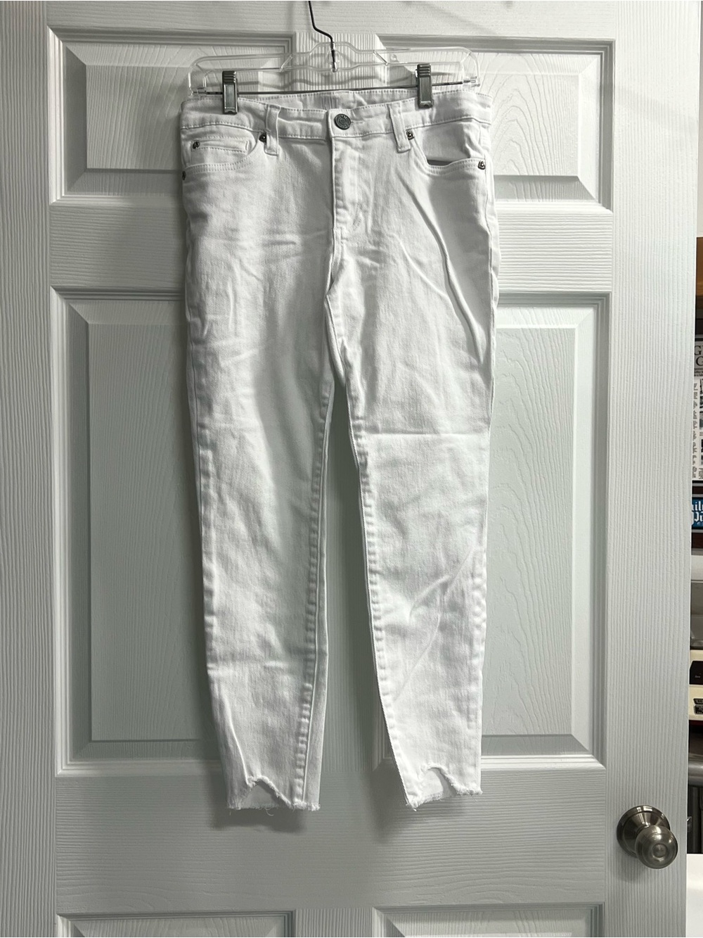 KUT From The Kloth Carlo Ankle Skinny White Denim Jeans - Size 6 - VGUC